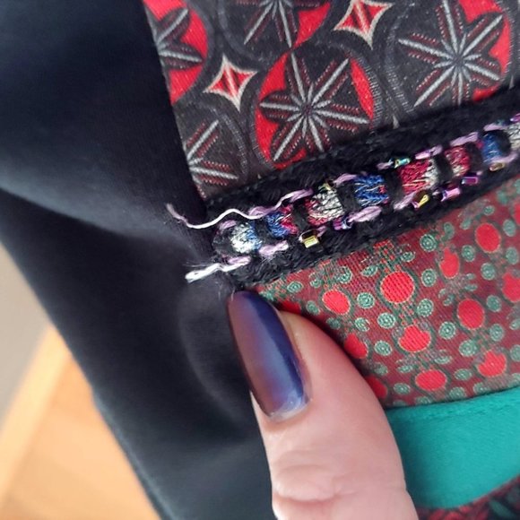 [SOLD] Desigual Birmania Woven Sleeveless Geometric Design Shift Dress - Picture 8 of 16